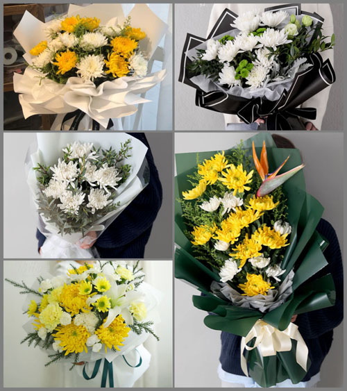 新疆伊犁州奎屯市火车站街道白事花束代送